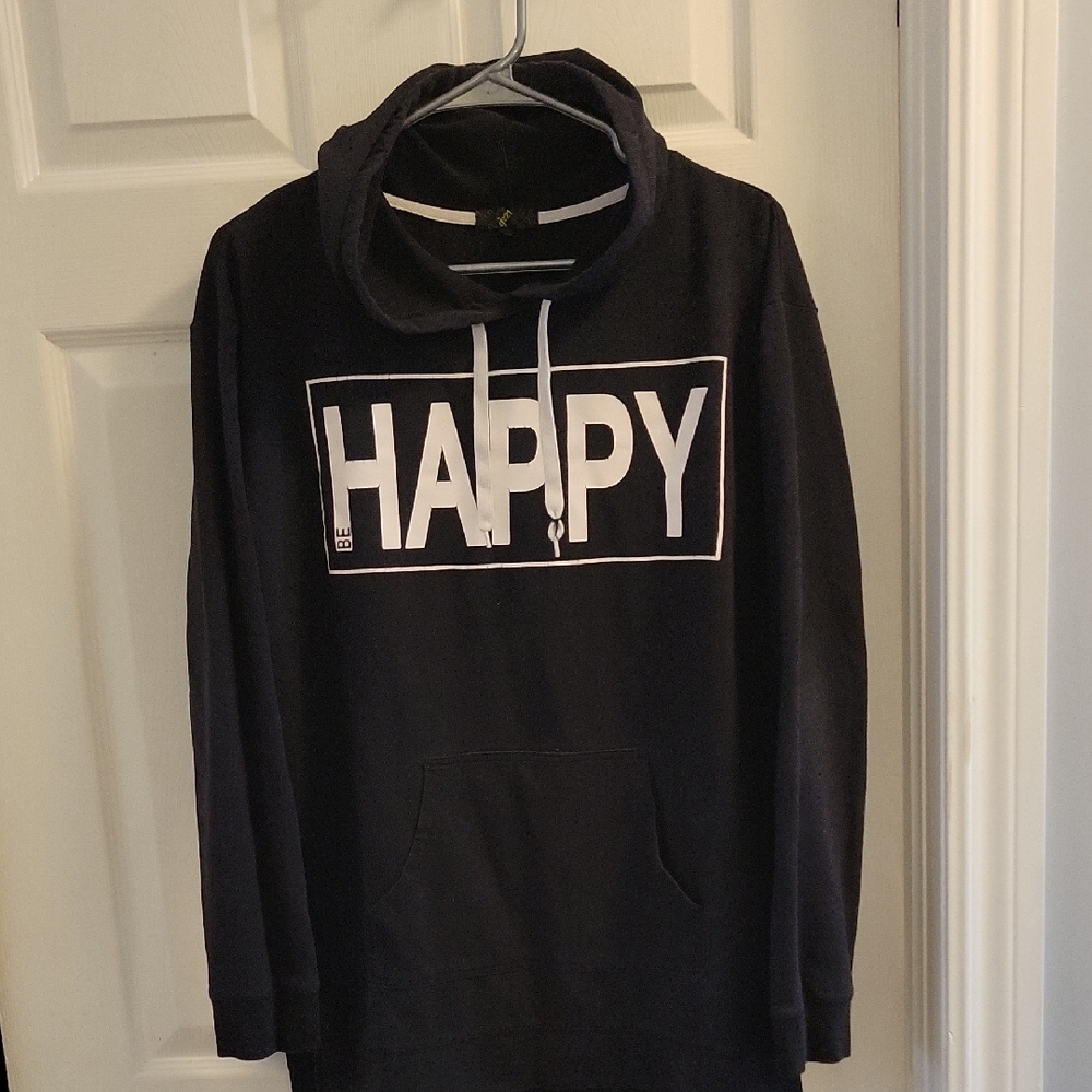 Happy Black Hoodie